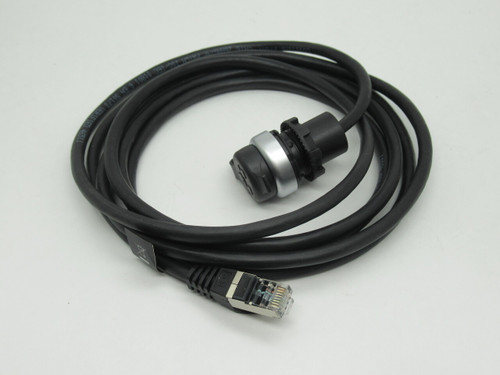 Pizzato E2 1RJ459CN2.5 Male/Female RJ45 Socket CAT6 2.5m Cable SHELF WEAR NEW