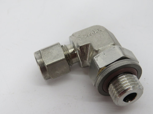 Swagelok SS-400-2-4 Stainless Steel Union Elbow Fitting 1/4" NPT 1/4" Tube NOP