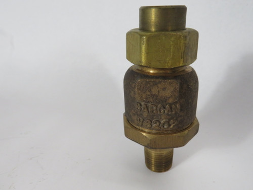Sarcan VS202 Brass Check Valve 1/2 NPT USED