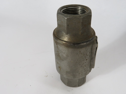 Nicholson TA502 OJ 3/4" Thermostatic Steam Valve 500 psig 750F CF3M USED