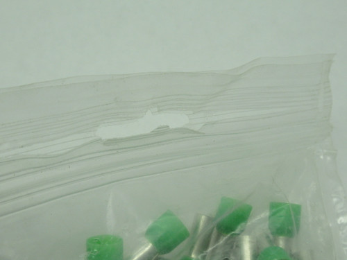 Weidmuller 0565900000 Wire-End Ferrule 16mm Diam AWG6 Green 100-Pack NWB