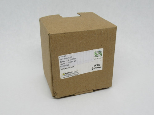TE Crompton 007-05AA-EYPK DC Ammeter 0-100ADC 0-50mV 4-1/2" Flange MODIFIED NEW