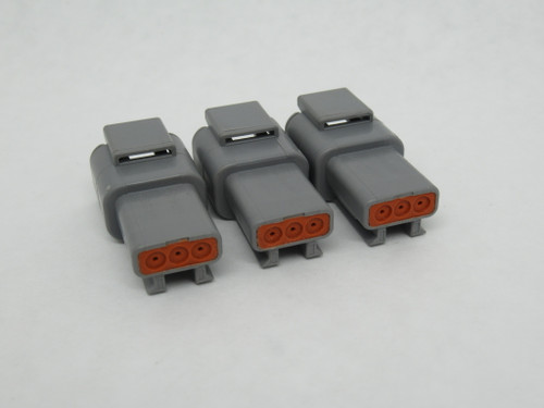Deutsch DTM04-3P Connector Housing for Male Terminals 3-Position Lot of 3 NOP