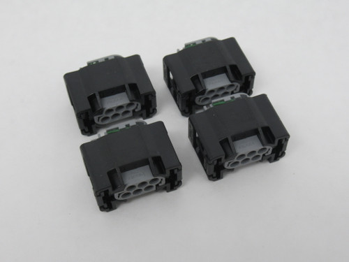 TE 2-967616-1 Connector Housing for Female Terminals 6-Position Lot of 4 NOP