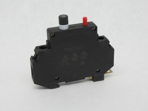 Weidmuller 7940125372 Supplementary Circuit Breaker 0.5A 250V 1-Pole NOP