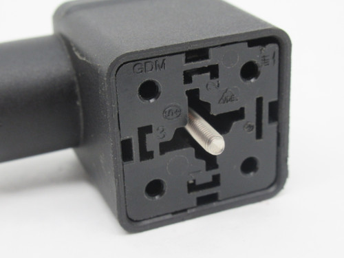 Hirschmann GDM3106-A0U-10F Valve Connector Form A 3+PE M16 Black SHELF WEAR NOP