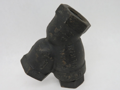 Zurn Wilkins SC Black Ductile Iron Y-Strainer 3/4" 250LBS USED