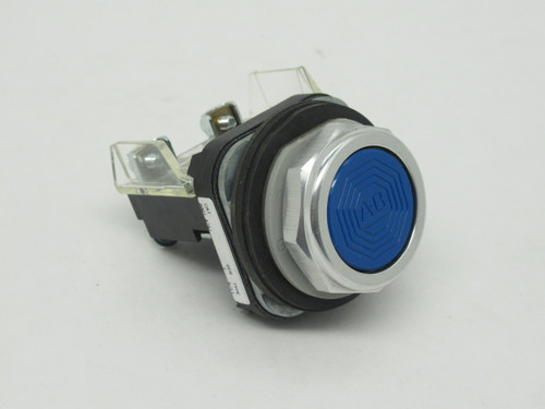 Allen-Bradley 800T-A7D1 Series T Push Button 1NO Flush Blue Cap NOP