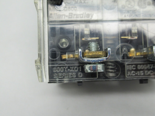 Allen-Bradley 800T-A7D1 Series T Push Button 1NO Flush Blue Cap NOP