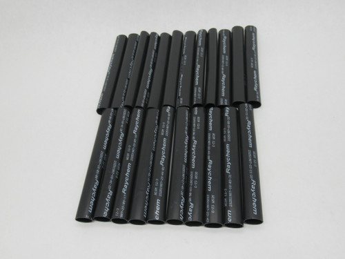 Raychem WCSM-12/3-150-S-(B50) Heat Shrink Tubing 3.5-10mm 150mm L Lot of 22 NOP