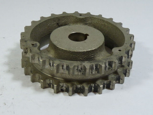 Rexnord 815-25T Cast Iron Sprocket 3/4" 25 Teeth 815 Chain 1-1/2" Pitch USED