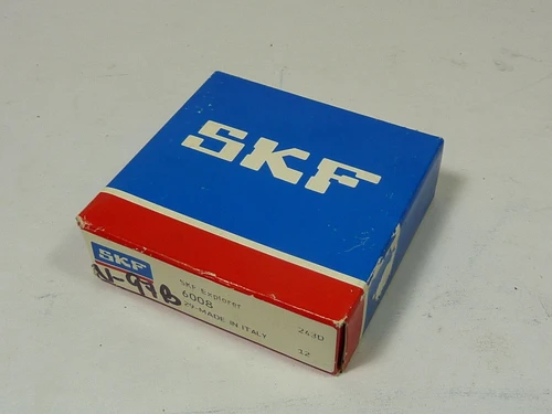 SKF 6008 Deep Groove Ball Bearing 68mmOD 40mmID 15mmW BOX DAMAGE NEW