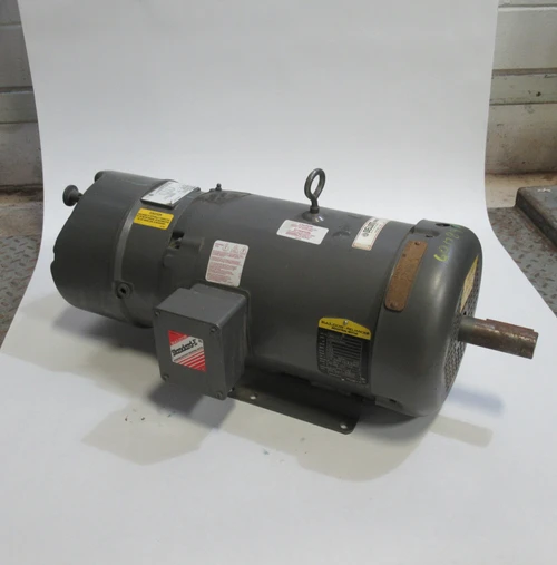 Baldor 10HP 1770RPM 575V 215T TEFC 3Ph 10.8A C/W Stearns 50 lb-ft SHELF WEAR NOP