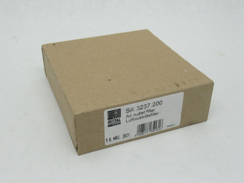 Rittal SK 3237.200 Air Outlet Filter 92x92mm Light Gray NEW