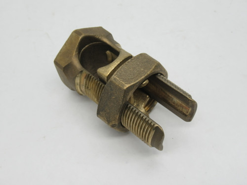 Ilsco IK-750 Copper Split Bolt Connector 750 kcmil 4/0 8 SOL/STR 600V NEW