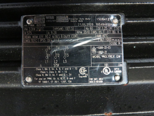 Grundfos CRNE3-23EX-P-T-V-HQQV Vertical Centrifugal Pump C/W WEG 10HP NOP