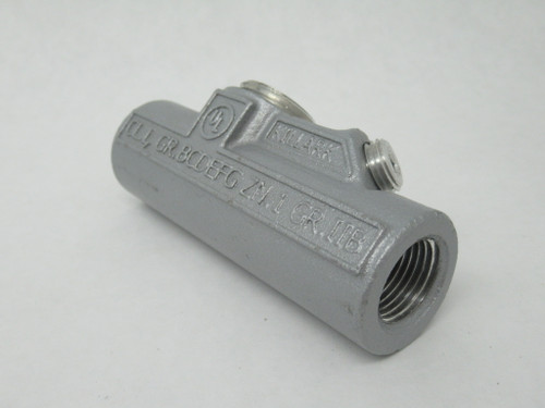 Killark ENY-1 Aluminum Seal Fitting 1/2" Female/Female NOP