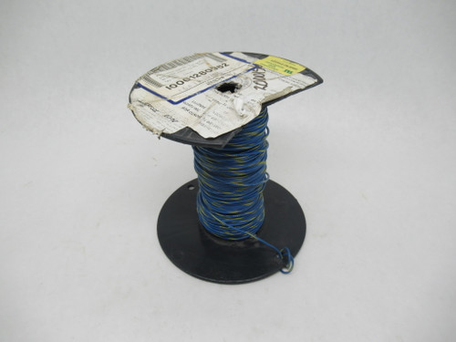Anixter 1007-18/16-64 Hook-Up Wire 18AWG 300V Blue/Yellow LENGTH REMOVED NOP
