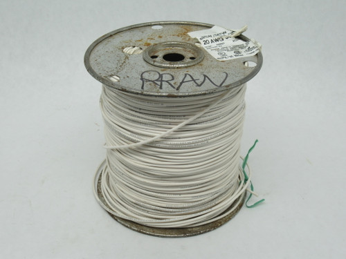 Generic TEW/MTW Hook-Up Wire 20AWG 600V 1015/1230 AWM White LENGTH REMOVED NOP
