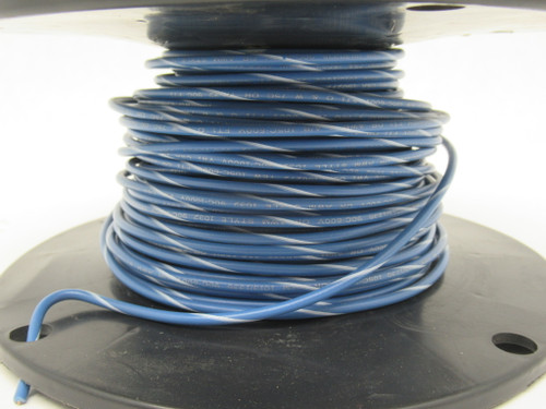 Wesco Anixter 1015BC-18/1-69 Hook-Up Wire 18AWG Blue/White LENGTH REMOVED NOP