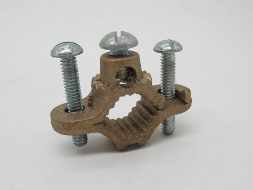 Greaves G1 Bronze Water Pipe Ground Clamp 1/2 to 1" IPS SHELF WEAR NOP