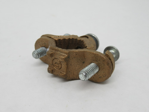 Greaves G1 Bronze Water Pipe Ground Clamp 1/2 to 1" IPS SHELF WEAR NOP