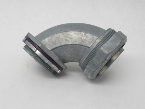 Bridgeport 475-LT2 Cast Zinc Liquid-Tight Fitting 90-Degree Elbow 2" NOP