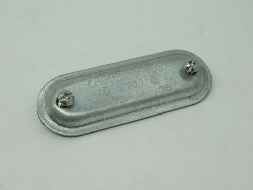 Crouse-Hinds 170 Form 7 Blank Conduit Body Cover 1/2" NOP
