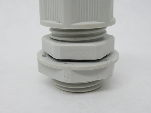 Beisit N12612 Cable Gland 1/2" NPT 6-12mm Cable Range Gray NOP