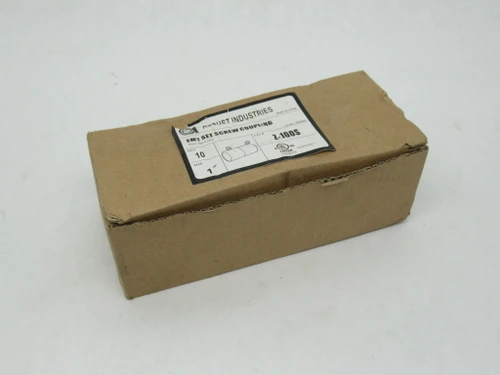 August Industries Z-100S EMT Set Screw Coupling 1" Lot of 9 NEW