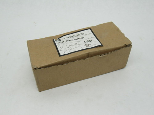 August Industries Z-100S EMT Set Screw Coupling 1" Lot of 9 NEW
