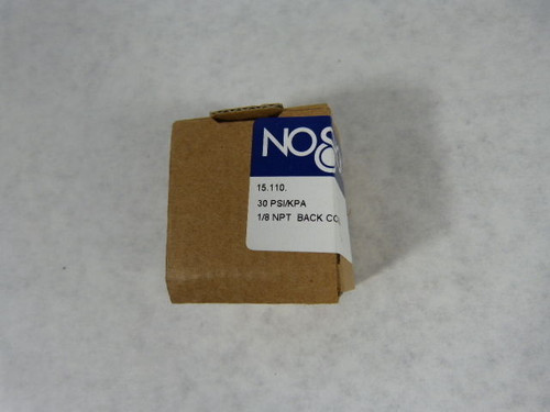 Noshok Pressure Gauge 1/8" 15-110-30 NPT NEW