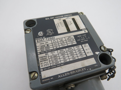 Allen-Bradley 836T-T250J Pressure Control Series A USED