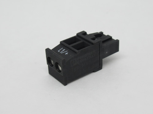 Phoenix Contact MVSTBR-2.5/2-ST-5.08BK PCB Connector 12A Black Lot of 4 USED