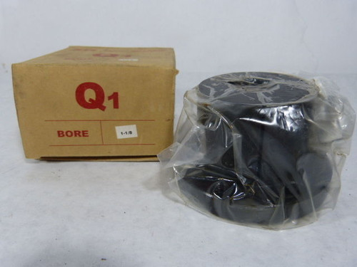 STL Q1-1-1/8 Tapered Bushing 2-7/8"OD 1-1/8"ID 2-1/2"LTB 4-1/8"FD NEW