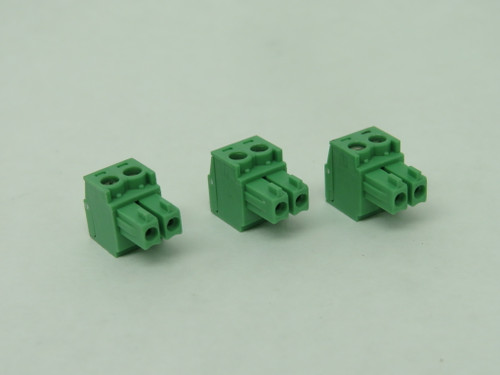 Phoenix Contact MC1.5/2-ST-3.81 PCB Connector 8A 2-Position Lot of 3 NOP
