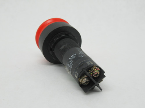 IDEC HW1E-TV4F02QD-R-24V Illuminated Emergency Stop Button 24V 10A Red USED