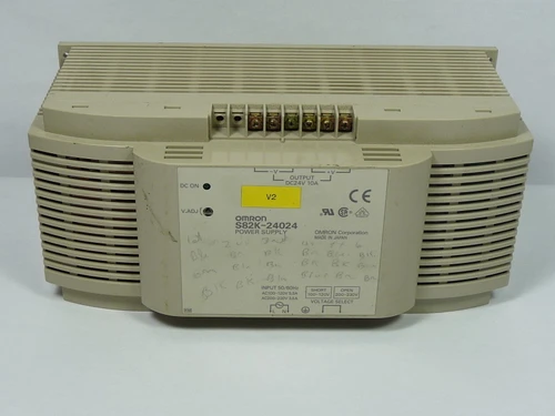 Omron S82K-24024 Power Supply 10A 24VDC 120/240 VAC USED