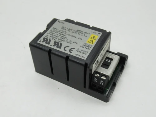 Red Lion MLPS0000 Power Supply 12VDC 80mA Output 115/230VAC 50/60Hz Input NOP
