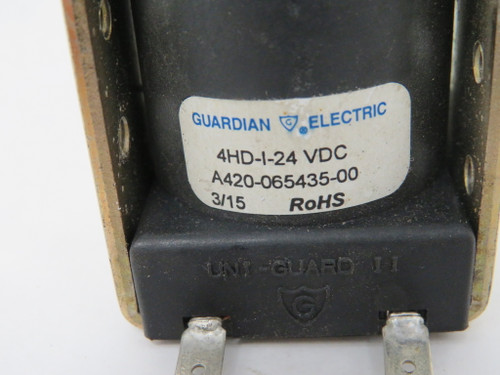 Guardian Electric A420-065435-00 Solenoid Coil 24VDC 32W NO PLUNGER USED