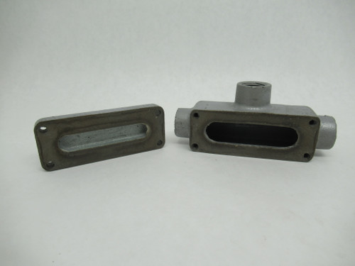 Appleton O-Z/Gedney 0ET50 Conduit Outlet Box Tee 1/2" Trade Size USED