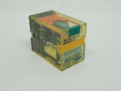 IDEC RU2S-D-D12 Plug-In Relay 12VDC 10A@250VAC/30VDC 8-Blade USED