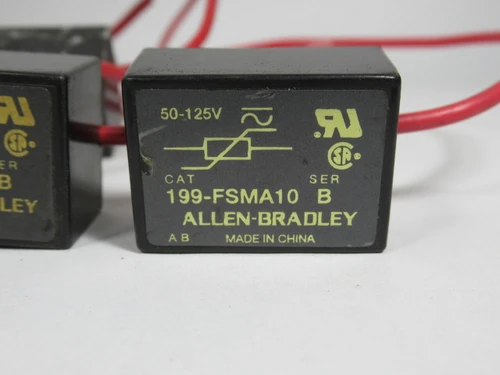 Allen-Bradley 199-FSMA10 Surge Suppressor 50-125V Lot of 6 USED