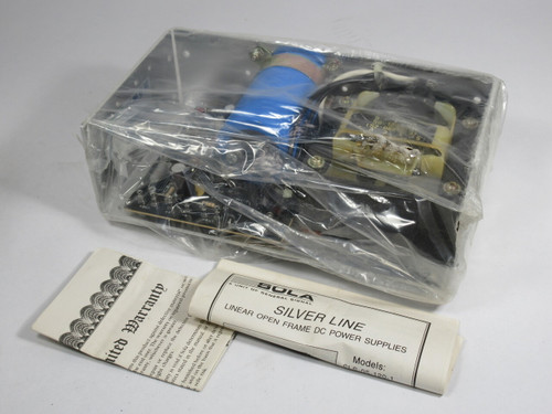 Sola SLS-24-048 Regulated Power Supply 24VDC 4.8A Output NEW