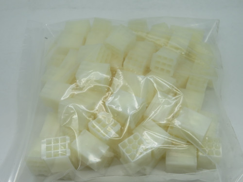 Molex 19-09-2099 2.36mm Pin & Socket Plug Housing 0.093" Natural Lot of 78 NOP
