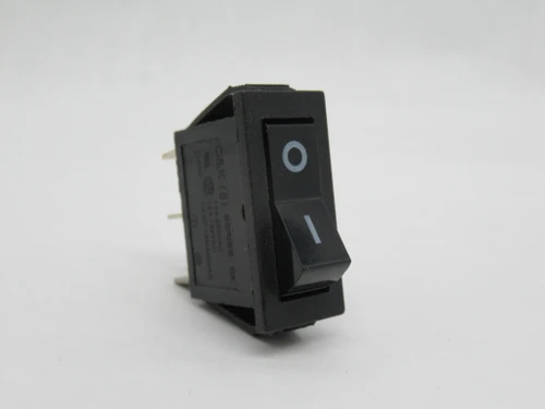 C&K CA22J12207PQ Power Rocker Switch DPST On-Off 10A 250V 15A 125V USED
