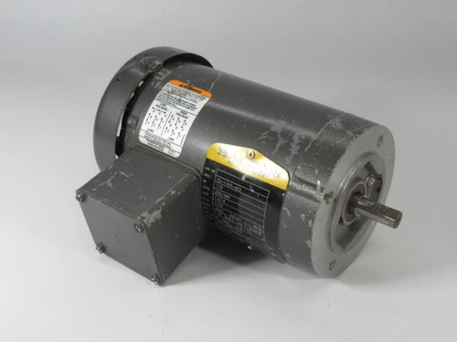 Baldor 1/6HP 1725RPM 230/460V 42CZ TEFC 3Ph 1.2/0.6A 60Hz SHELF WEAR USED