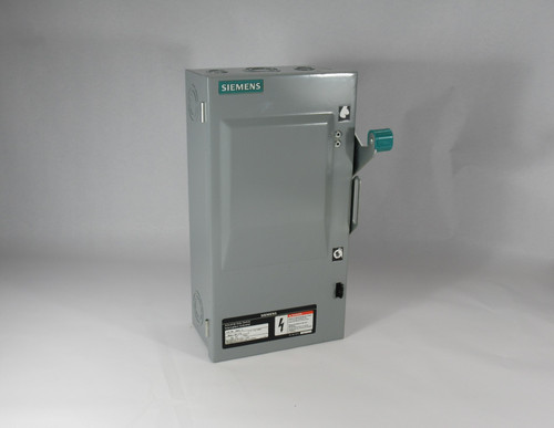 Siemens ID361 Fusible Disconnect Switch 30A 600V 3-Pole SHELF WEAR NEW