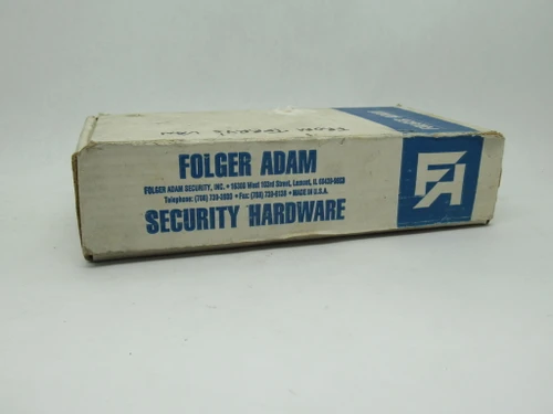 Folger Adam 310-4-24D-629 Electric Strike 24VDC 0.25A 6W SHELF WEAR NEW