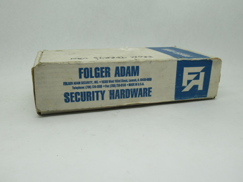 Folger Adam 310-4-24D-629 Electric Strike 24VDC 0.25A 6W SHELF WEAR NEW
